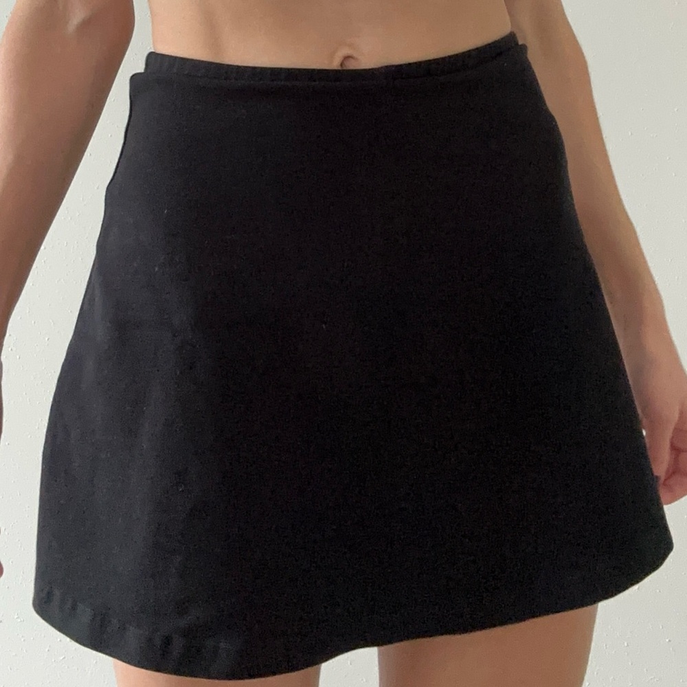 Los Angeles Apparel Black Mini Cheer Skort